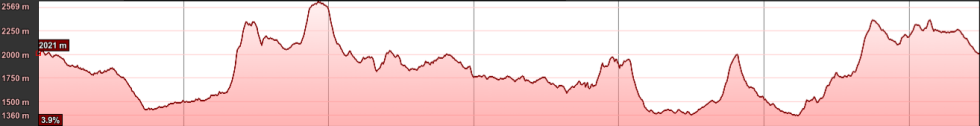 RuNyanga course profile 100 miler