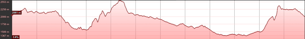 RuNyanga course profile 50 miler